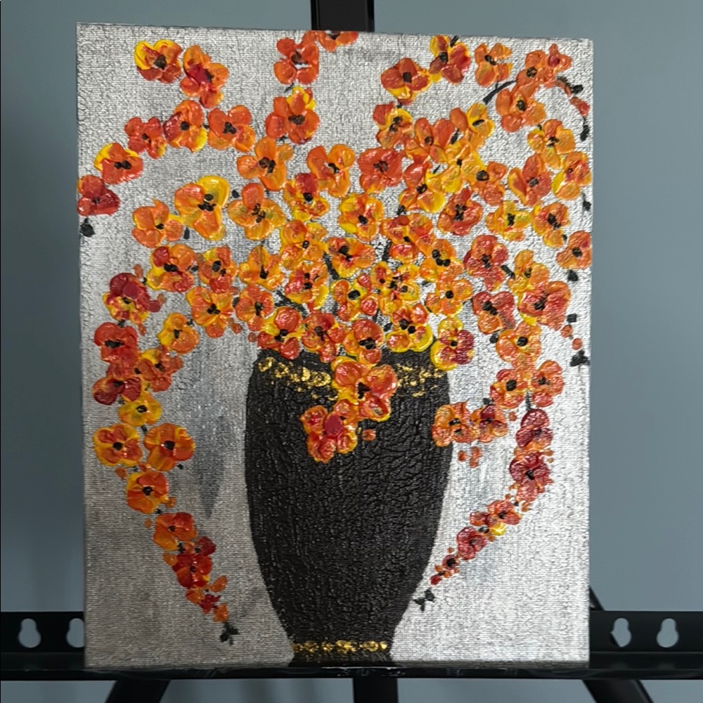 Vibrant Floral Canvas Art